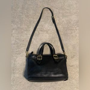Vintage Coach Legacy 9063 Leather Satchel Black Shoulder Bag